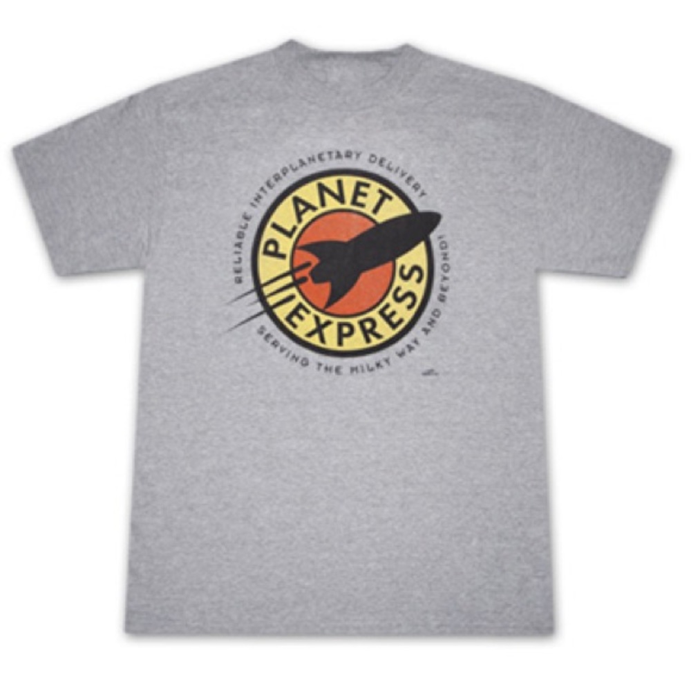 💕3 FOR $30 Futurama Planet Express Tee Grey